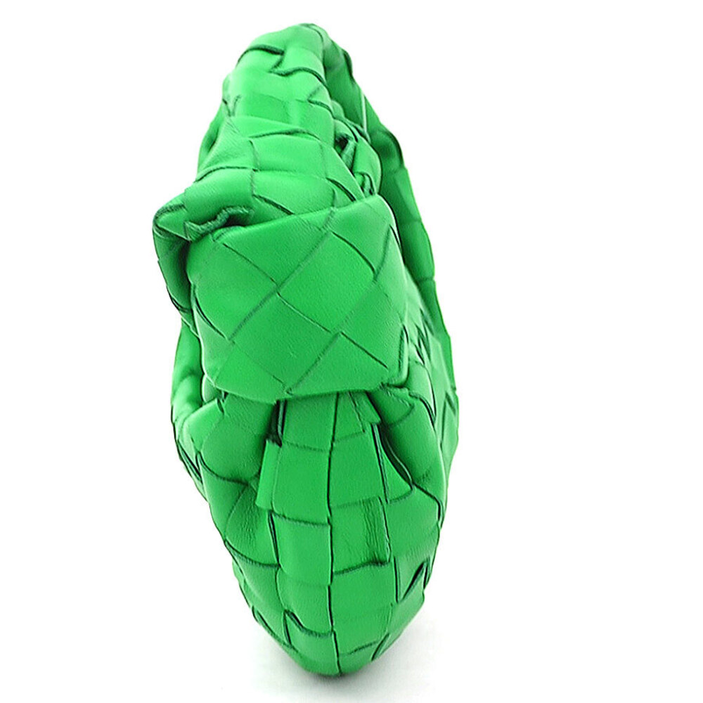 Bottega Veneta leather Candy handbag green Jodie Intrecciato